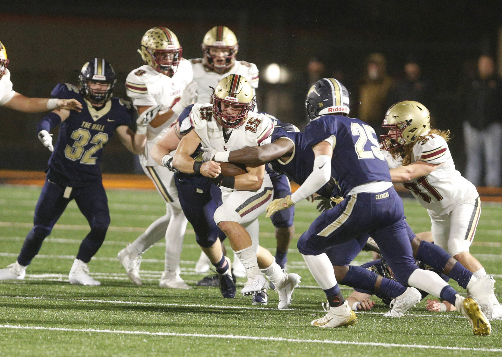 3A playoff scores and championship game date